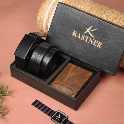 Kastner Wallet & Belt Combo(Multicolor)