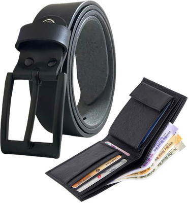 Kastner Wallet & Belt Combo(Multicolor)