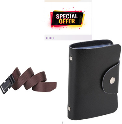 TPM Card Holder & Belt Combo(Multicolor)
