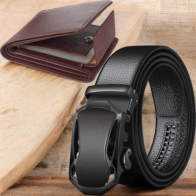 WARCKS Wallet & Belt Combo(Multicolor)