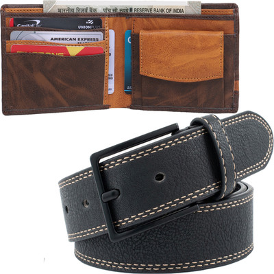 LOOPA Wallet & Belt Combo(Multicolor)
