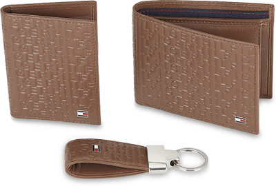 TOMMY HILFIGER Card Holder & Wallet Combo(Brown)