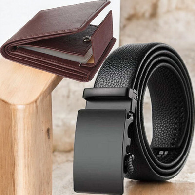 WARCKS Wallet & Belt Combo(Multicolor)