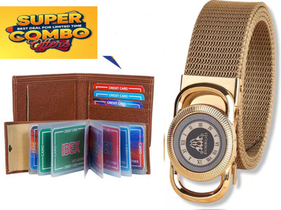 TPM Wallet & Belt Combo(Multicolor)