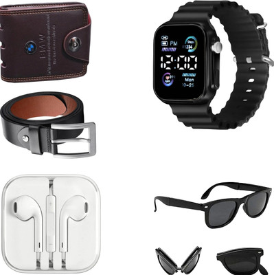 karyah Belt, Wallet & Watch Combo(Multicolor)