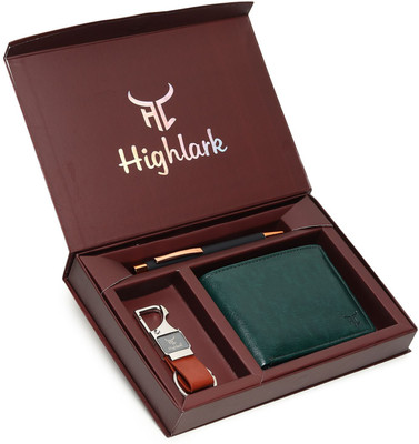 Highlark Wallet,Key Chain & Pen(Multicolor)