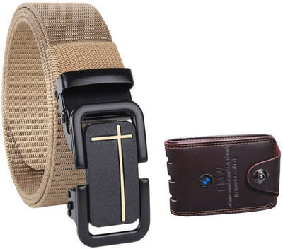 Kastner Wallet & Belt Combo(Beige)