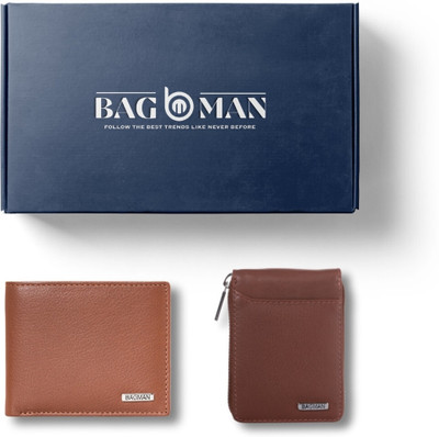 BAGMAN Card Holder & Wallet Combo(Tan)