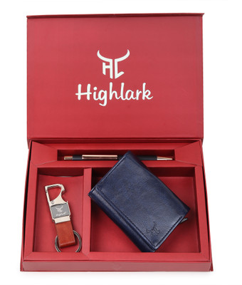 Highlark Wallet,Key Chain & Pen(Multicolor)