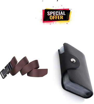 TPM Card Holder & Belt Combo(Multicolor)