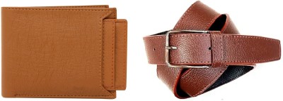 LOREM Wallet & Belt Combo(Tan)