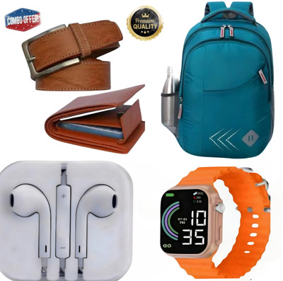 Khatu Belt, Wallet & Watch Combo(Multicolor)