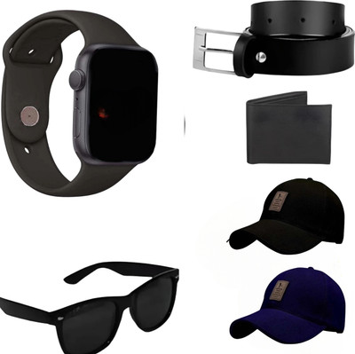 Khatu Watch, Sunglass & Belt Combo(Multicolor)