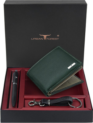 URBAN FOREST Wallet,Key Chain & Pen(Green)