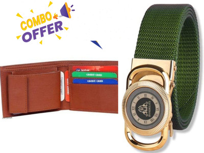TPM Wallet & Belt Combo(Multicolor)