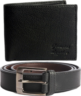 GOOD LIFE STUFF Wallet & Belt Combo(Black)