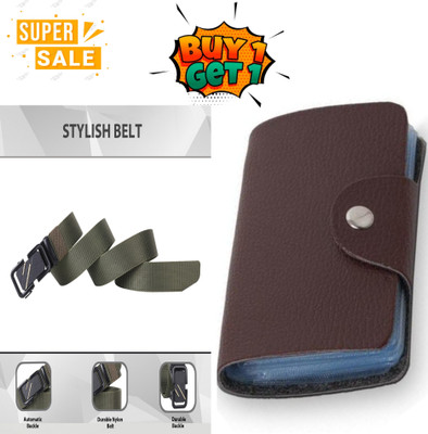 TPM Card Holder & Belt Combo(Multicolor)