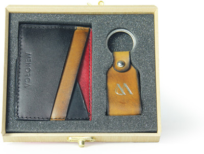 MENORCA Wallet,Key Chain & Pen(Multicolor, Tan)