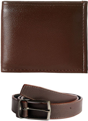 GOOD LIFE STUFF Wallet & Belt Combo(Brown)