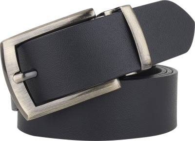 LOOPA Men Formal, Casual, Evening, Party Black Texas Leatherite Belt