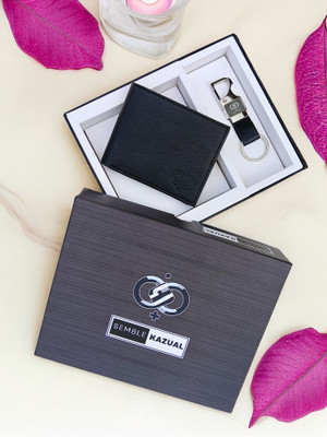 SEMBLE KAZUAL Wallet,Key Chain & Pen(Black)
