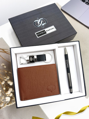 SEMBLE KAZUAL Wallet,Key Chain & Pen(Multicolor)