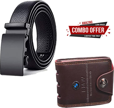 JKM COLLECTION Wallet & Belt Combo(Multicolor)