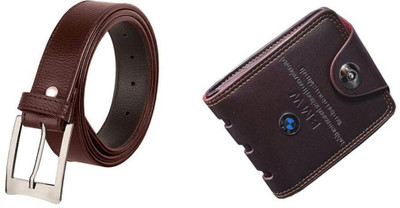 GOOD LIFE STUFF Wallet & Belt Combo(Black)