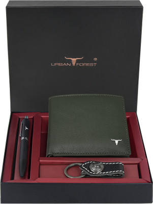 URBAN FOREST Wallet,Key Chain & Pen(Green)