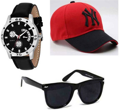 salesfashion Watch & Sunglass Combo(Multicolor)