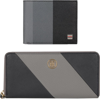 TOMMY HILFIGER Card Holder & Wallet Combo(Multicolor)