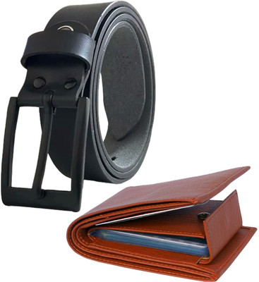 Kastner Wallet & Belt Combo(Multicolor)