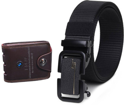 Kastner Wallet & Belt Combo(Multicolor)