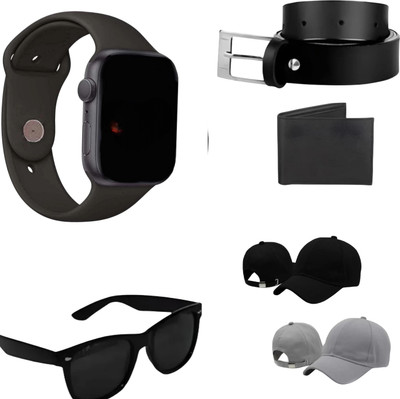 Khatu Watch, Sunglass & Belt Combo(Multicolor)