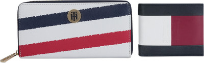 TOMMY HILFIGER Card Holder & Wallet Combo(Multicolor)