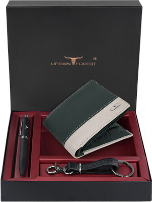 URBAN FOREST Wallet,Key Chain & Pen(Green)
