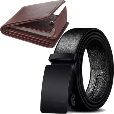 HENEDA Wallet & Belt Combo(Multicolor)