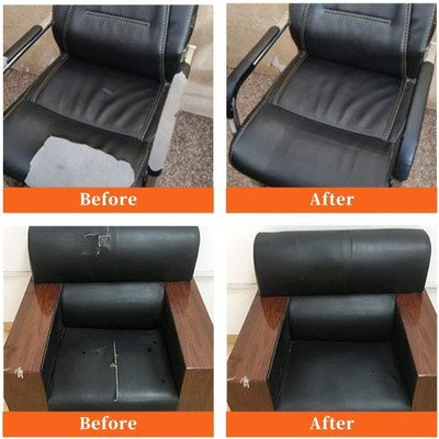 MJP TRADERS LEATHER SHHET(Set of 1, Black)