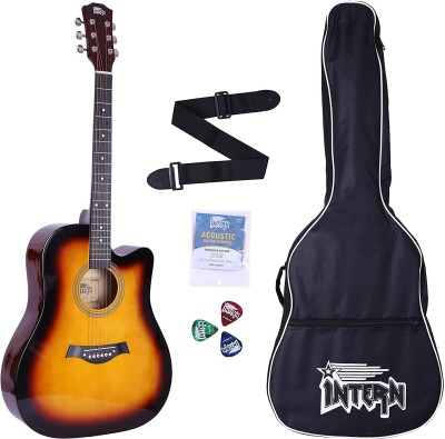 intern INT-P41C-SB Acoustic Guitar Rosewood, Meranti Rosewood Right Hand Orientation(Vintage Sunburst)