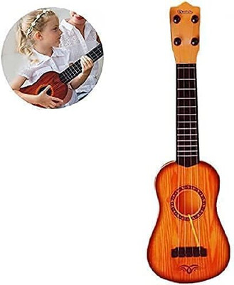 RIGHT SEARCH Musical Instrument Educational Toy Guitar for Beginner(Brown)