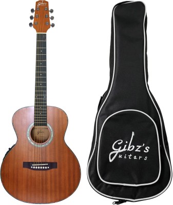 Gibz's Guitar G36-MBR Semi-acoustic Guitar Mahogany Mahogany Right Hand Orientation(Natural)