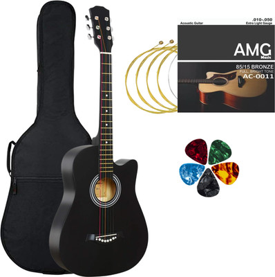 IMAGINEA-38-Inch-Acoustic-Guitar-for-Beginners-Cutaway-musical-instrument-for-Adults-Acoustic-Guitar-Linden-Wood-Rosewood-Right-Hand-Orientation-Black