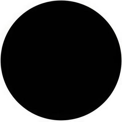 Gojeeva Black Circle for Painting, Drawing and DIY Project-PO1,12 Thick 12 inch Acrylic Sheet(3 mm)