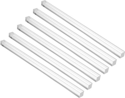 Classic Concepts Acrylic Square Rod | PMMA Bar Stick for DIY Crafts 6 Pcs 12inch 10MM 12 inch Acrylic Sheet(10 mm)