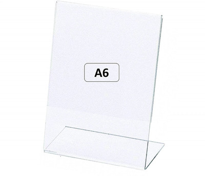 Porpoise A6 L shape 2 piece 10.8 cm Acrylic Sheet(3 mm)