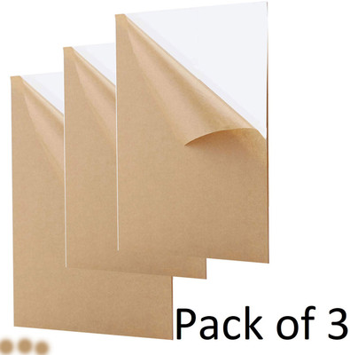 UraXx Transparent Acrylic Sheets Plexiglass Sheets Pack of 3 for DIY Art & Craft 4 x 6 inch Acrylic Sheet(2 mm)