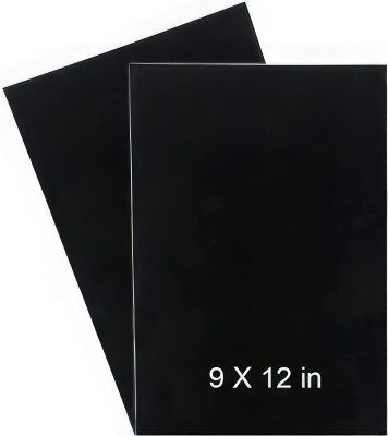 Gojeeva Acrylic glass for Painting, Drawing and DIY Project-PO2 ,9x12 Inch,3mm Thick 9 inch Acrylic Sheet(3 mm)