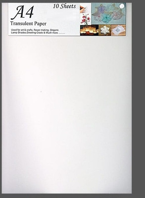 53 Arts A4 Translucent Paper Sheet – 10PCS 16 cm Acrylic Sheet(1 mm)