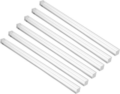 UraXx Acrylic Square Rod | PMMA Bar Stick for DIY Crafts 6 Pcs 12 inch Acrylic Sheet(10 mm)