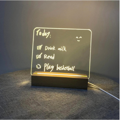 True-Ally 3D Writing Acrylic Writing Board with Wooden LED Light Stand + 12 Marker 15 cm Acrylic Sheet(3 mm) True-Ally 3D Writing Acrylic Writing Board with Wooden LED Light Stand + 12 Marker 15 cm Acrylic Sheet(3 mm)